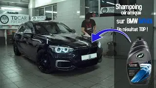 Shampoing CERAMIC  TURTLE WAX sur BMW  M140i . Bluffant !!