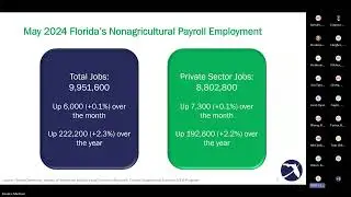 FloridaCommerce Economic Data Release  May 2024 Meeting Recording