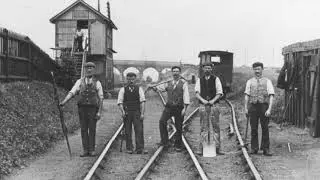 Railroad Building Ambience (Clinking, Wind, Construction, Music) Writing, DND, Soundscape, ASMR