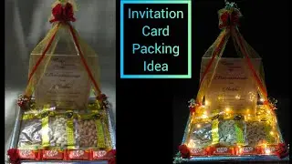 Wedding Invitation Card Decoration/Invitation Card packing idea/first Invitation Card Decorating