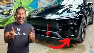 Protect Glossy Black Trims on the New Model Y Performance with DIY PPF