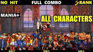 Streets of Rage 4 Stage 12 Full Combo Mania+ ALL Characters