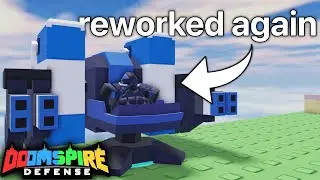 Обзор переработанной башни тяжелого стрелка Doomspire Defense.. | ROBLOX