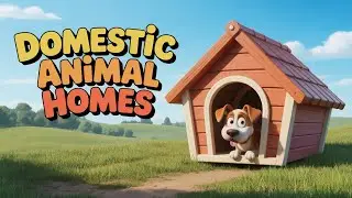 Baby animals for toddlers| Farm Animal Homes for Kids | Where Do Animals Live? | 