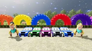 Wow! I Built a MONSTER Volvo Truck in a Colorful Simulation World (INSANE Physics) - SHANUM 6