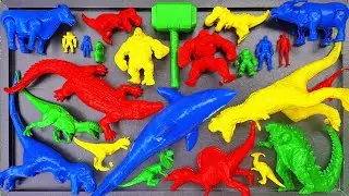 Dinosaurus Jurassic World Dominion : T-rex/ Brachiosaurus/ Skibidi/ Spider-Man/ KingKong/ Godzilla
