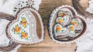 Perníková krabička se žlutou stužkou