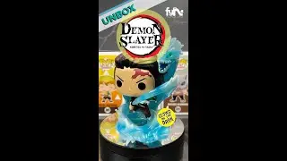 🌊⚔️Unbox Funko Demon Slayer Pop GITD, Flocked, Glow Chase & Flocked Chase #shorts #demonslayer