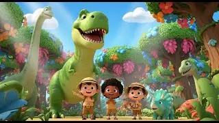 Dinosaurs Roar & Count Song for Kids | Fun Nursery Rhyme & Toddler Sing-Along 🦖🎶