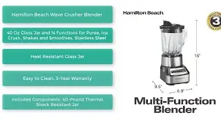 Hamilton Beach Wave Crusher Blender