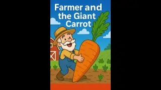 The Farmer and the Giant Carrot | Funny Farm Story for Kids