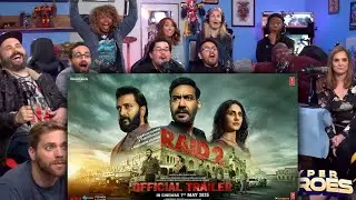 RAID 2 (TRAILER): Ajay Devgan | Reaction | Riteish D | Vaani K | Raj K | Abhishek P | Kumar M