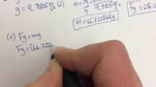 Physics 11 Force Of Gravity Questions Page 137 # 1 - 4
