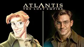Atlantis: The Lost Empire Characters In Real Life! (AI Generated)