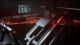Zeus Hack Squat Linear Leg Press 3D Animation