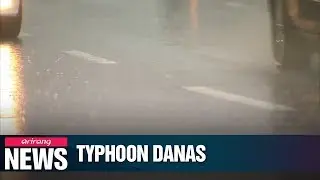 Typhoon Danas dissipates after making landfall in Korea's southern regions