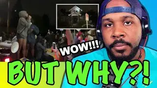 Portland BLM Protest In Suburban Neighborhoods At Night?! | The Pascal Show