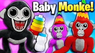 Плюшевая игрушка Gorilla Tag: Baby Monke!