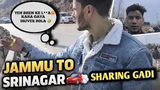 JAMMU TO SRINAGAR (PART 2)JOURNEY FULL BAKCHODI😆| CHAI PE BREAK ☕ | MAMA BHANJO KI MASTI 😂.#youtube.