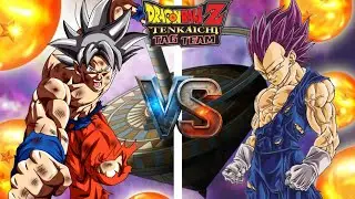 Goku MUI VS Vegeta mega instinto (combate muy frenético) / dbz tenkaichi tag team ISO/ #dragonball 