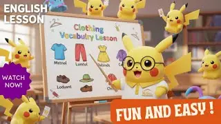 Learn Clothes Vocabulary with Happy School 👕👗  Fun & Easy 3D English Lesson