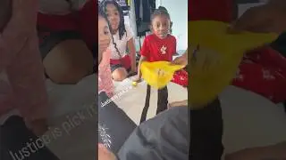 YFN Lucci Does Hat Drawing With His Daughters