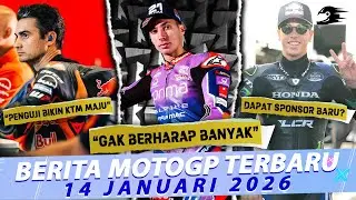 Toprak Gak Berharap Banyak di 2026 🙂 Moreira Dapat Sponsor Baru 😁 Pedrosa: KTM Maju Karena Penguji