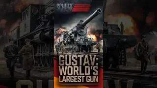Schwerer Gustav: The World&rsquo;s Largest Gun Ever Built! 💥🚂⚙️#shorts  #history #battleship #military