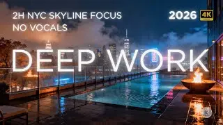 Deep Work 2026 ❄️ Best Of Organic Afro Deep House Music 4K Rooftop Night | XDeep Music