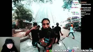 Demon Kam Reacts to Dolo Shmu | tiny planet freestyle (Shot by @checkthefootage)