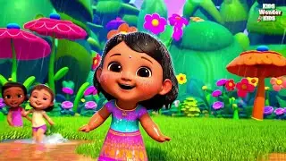 👧🌸💧 Happy Rain Will Last! Pinki the Girl's Cool Drops and Growing Flowers