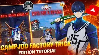 @CampJodff  FACTORY NEW TRICK EDITION  TUTORIAL AND MAP CODE !! FREE FIRE EDITION TUTORIAL 