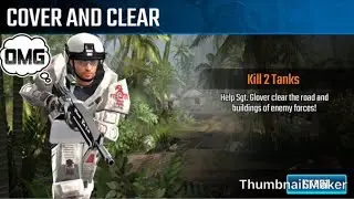 Cover and Clear, Sniper strike special ops mission #2- Jungle (Sniper/zone5)