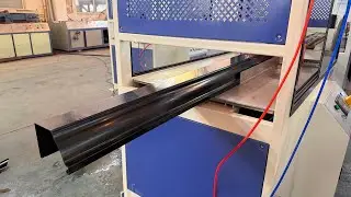 PVC Rain Gutters Making Machine / PVC Gutter Extrusion Line 