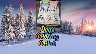 #dogscoloringcollab Hosted by Me New Book Week 1 🐕🐶🐩🐺