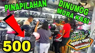 DAHIL SUPER MURA DINUDUMOG NA NAMAN SI IDOLO HELMET SHOP SA LAS PIÑAS.