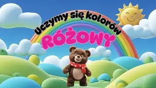 Kolor R&oacute;żowy 🐷🍩🍦🦩 - Miś Meloman | Piosenka do Nauki Kolor&oacute;w |  Kolory dla Dzieci