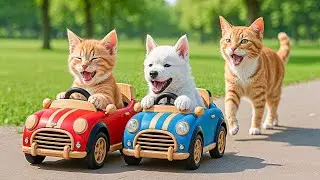 TiTi Cat Works Hard at Ice Cream Shop to Buy Shark Hat for Kitten&rsquo;s Dream Comes True 🐾🧢🦈
