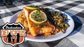 Salmon and Green Beans with Destination Delicious | Blackstone Griddles