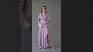 Rochie lunga Queens lila