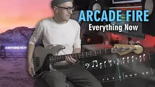 Arcade Fire - Everything Now (Bass cover with tabs)