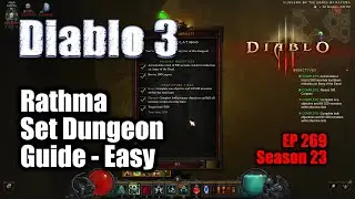 [Diablo 3] Necro Rathma Set Dungeon Guide Season 23+ (Very Easy)