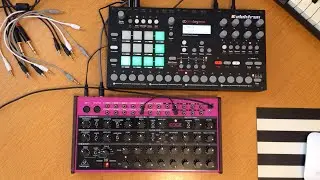 Behringer Edge - first solo patches jams and paired with Elektron Analog Rytm drum machine