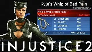 I Got The Catwoman LEGENDARY GEAR! - Injustice 2 