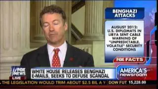 Rand Paul and Bill Hemmer discuss Hillary Clinton -- Benghazi