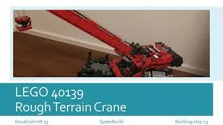 LEGO 42082 Rough Terrain Crane Building Step 13 Speedbuild