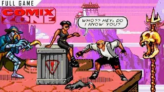 Comix Zone | Sega Genesis | Full Game [Upscaled to 4K using xBRz]