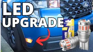 DIY Ford Maverick Mod - LED Side Marker Light Upgrade. AutoOne W5W 194 T10 Install Review