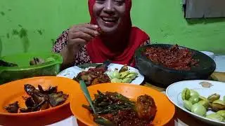  Mangane karo ikan asin lalabe jengkol sambelterasi wah