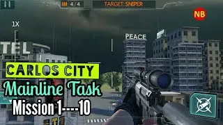 Sniper Master City Hunter Carlos City Mainline Task Mission 1-2-3-4-5-6-7-8-9-10 Android/iOS